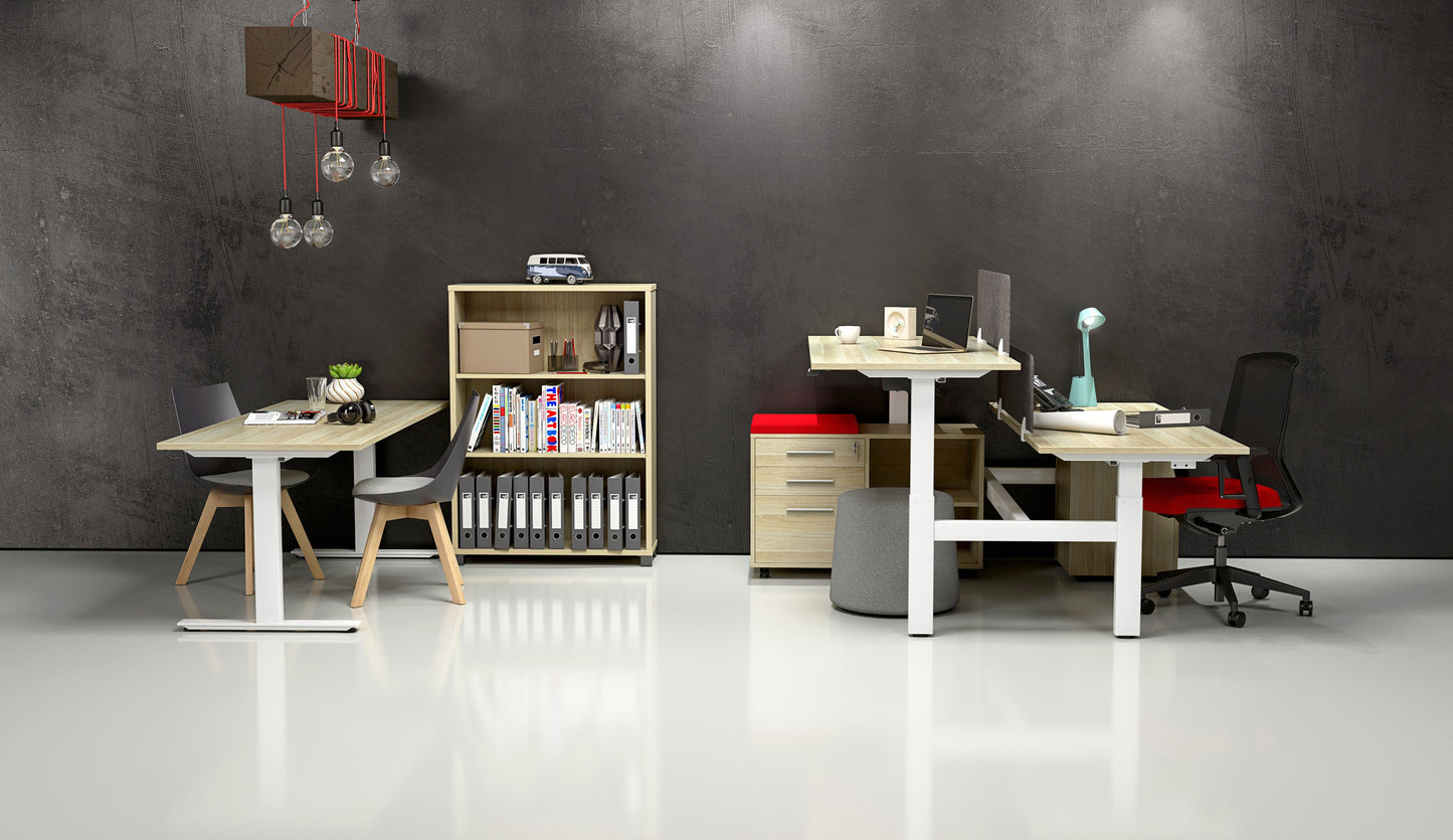 Individual Electric Height Adjustable Desk 3 Column Agile