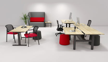 Individual Electric Height Adjustable Desk 3 Column Agile