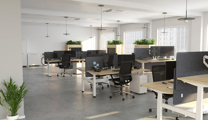 Individual Electric Height Adjustable Desk 3 Column Agile